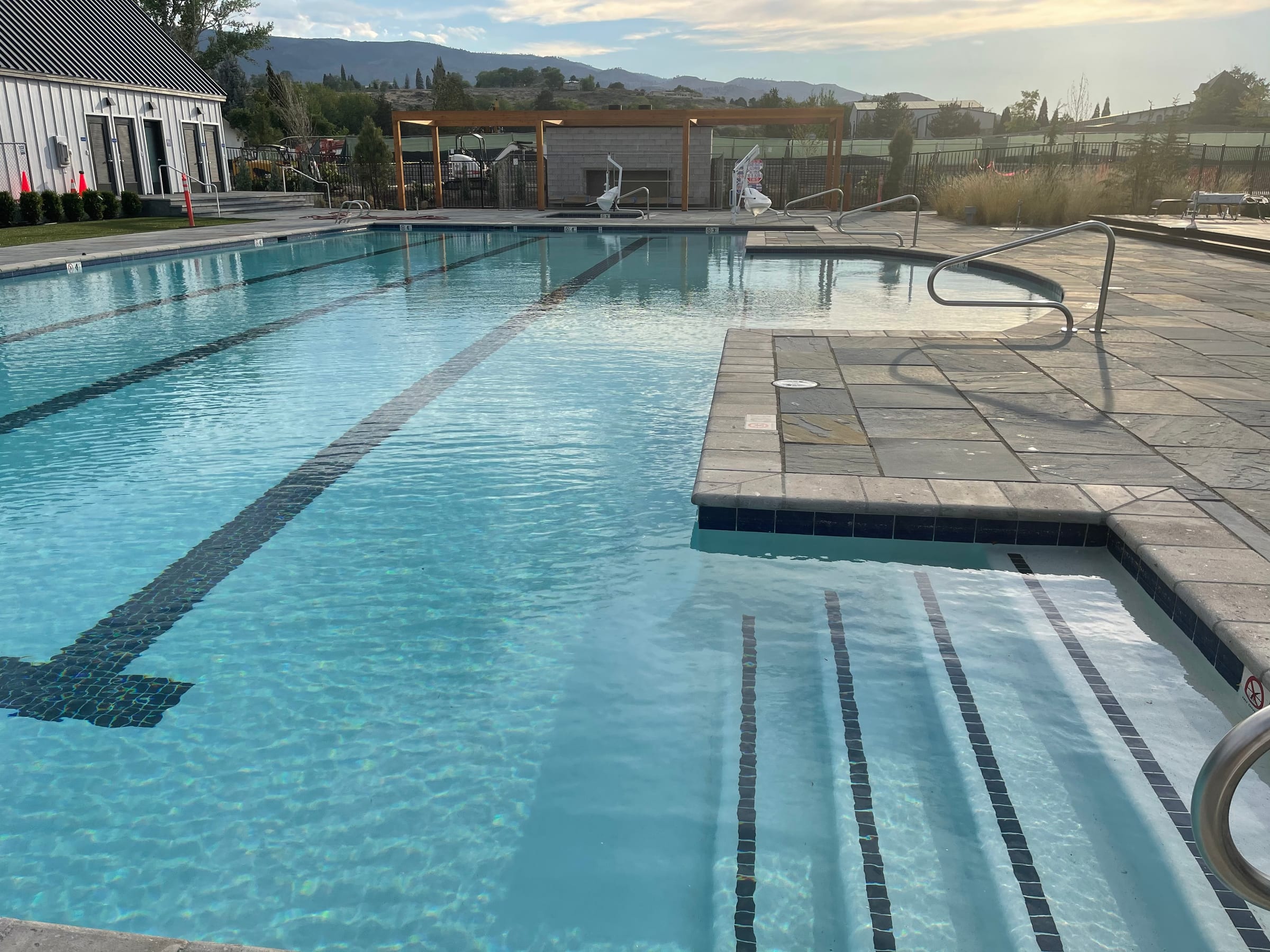 The pool at the Rancharrah clubhouse