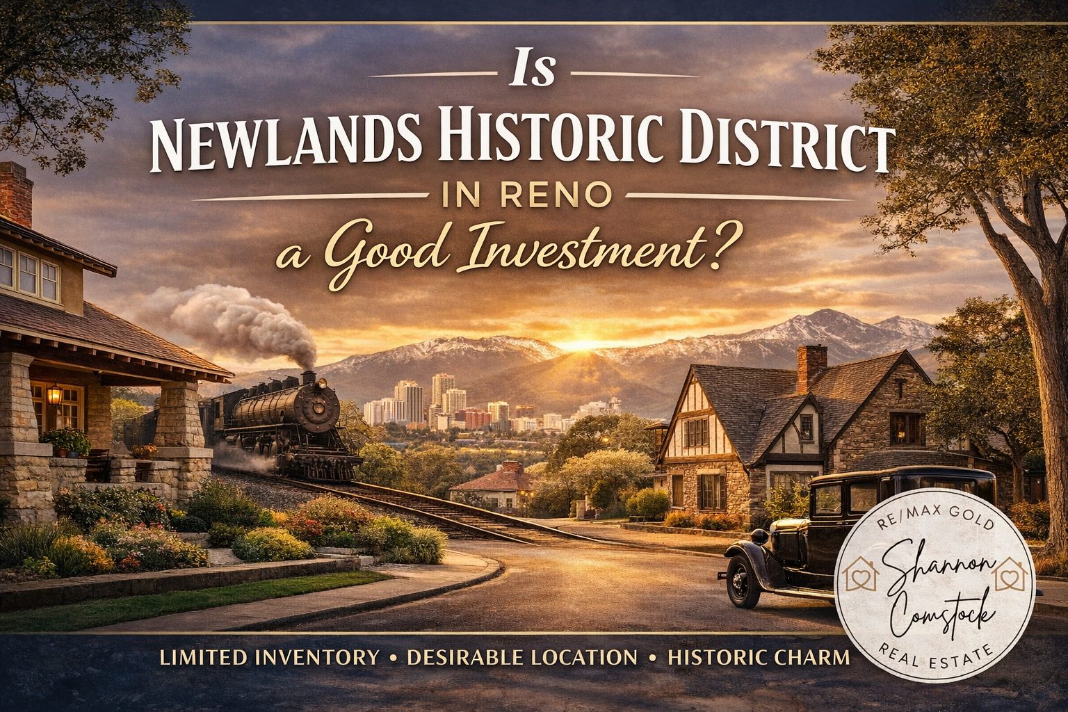Newlands Historic District in Reno Nevada historic homes and real estate investment potential