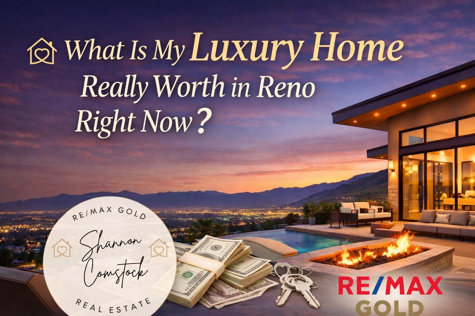 Luxury home in Reno Nevada representing current home values and pricing strategy for sellers in Montreux, ArrowCreek, and Southwest Reno